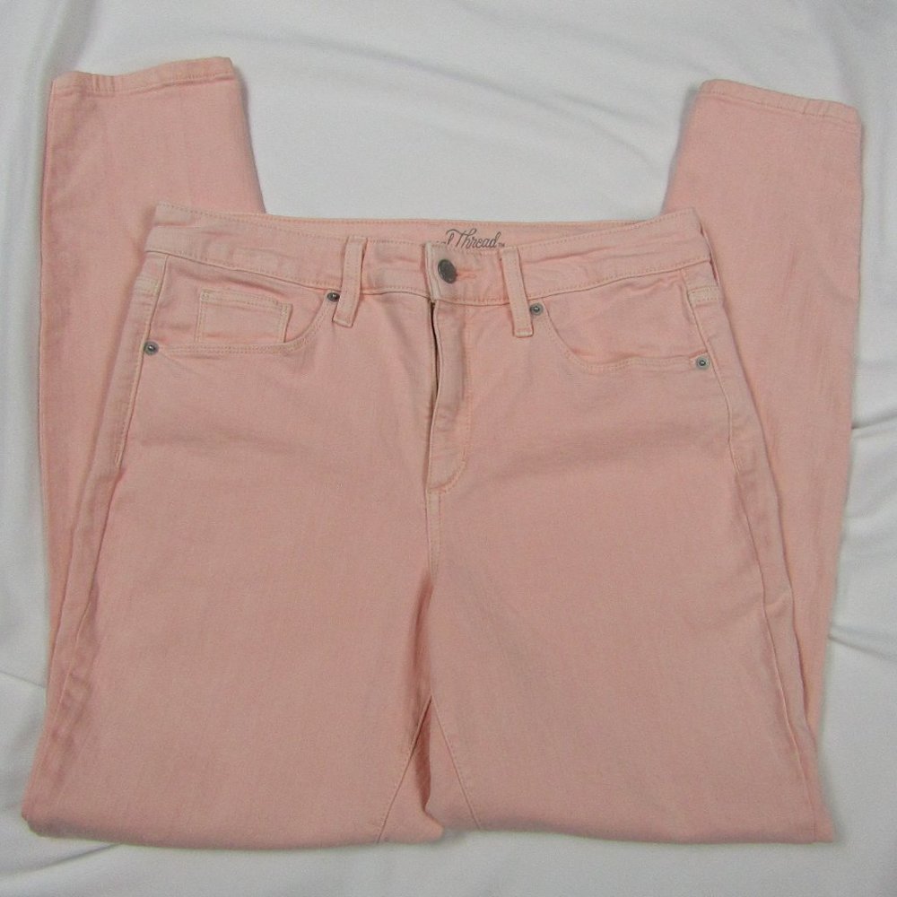 Universal Thread | Women's | High Rise Skinny | Pink | Jeans - Picture 2 of 6